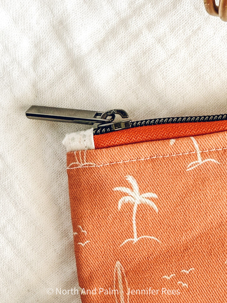 Orange Beach Days Mini Pouch