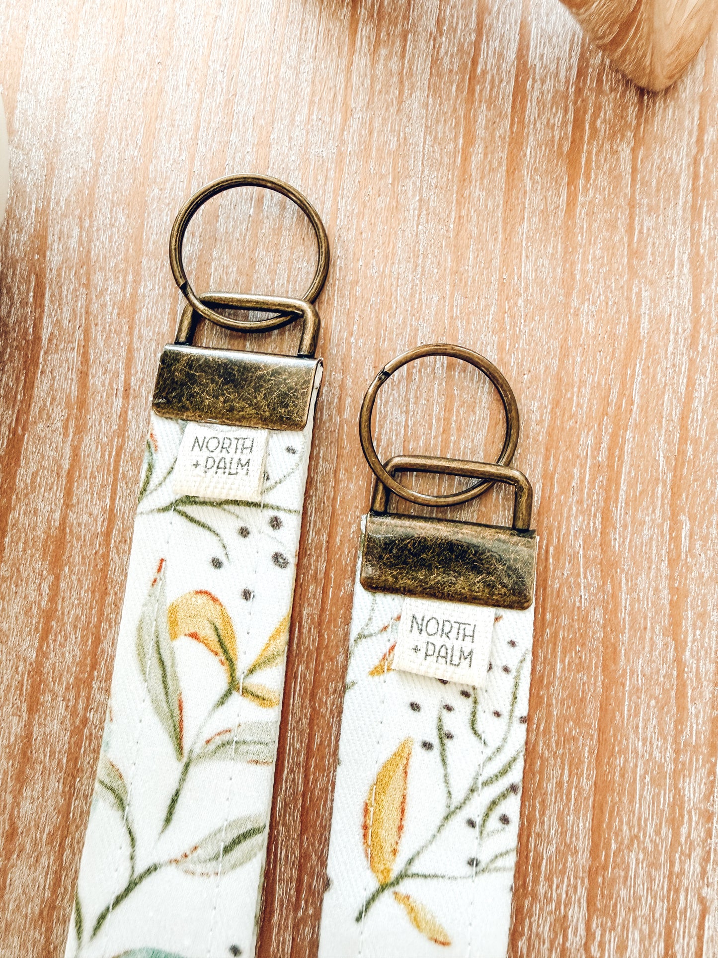 Olive | Watercolor Leaves Wristlets