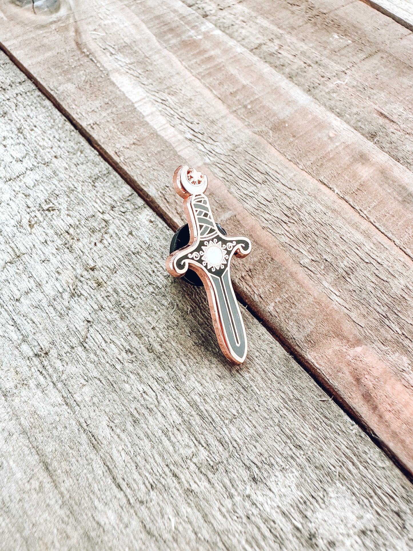 Dagger Enamel Pin