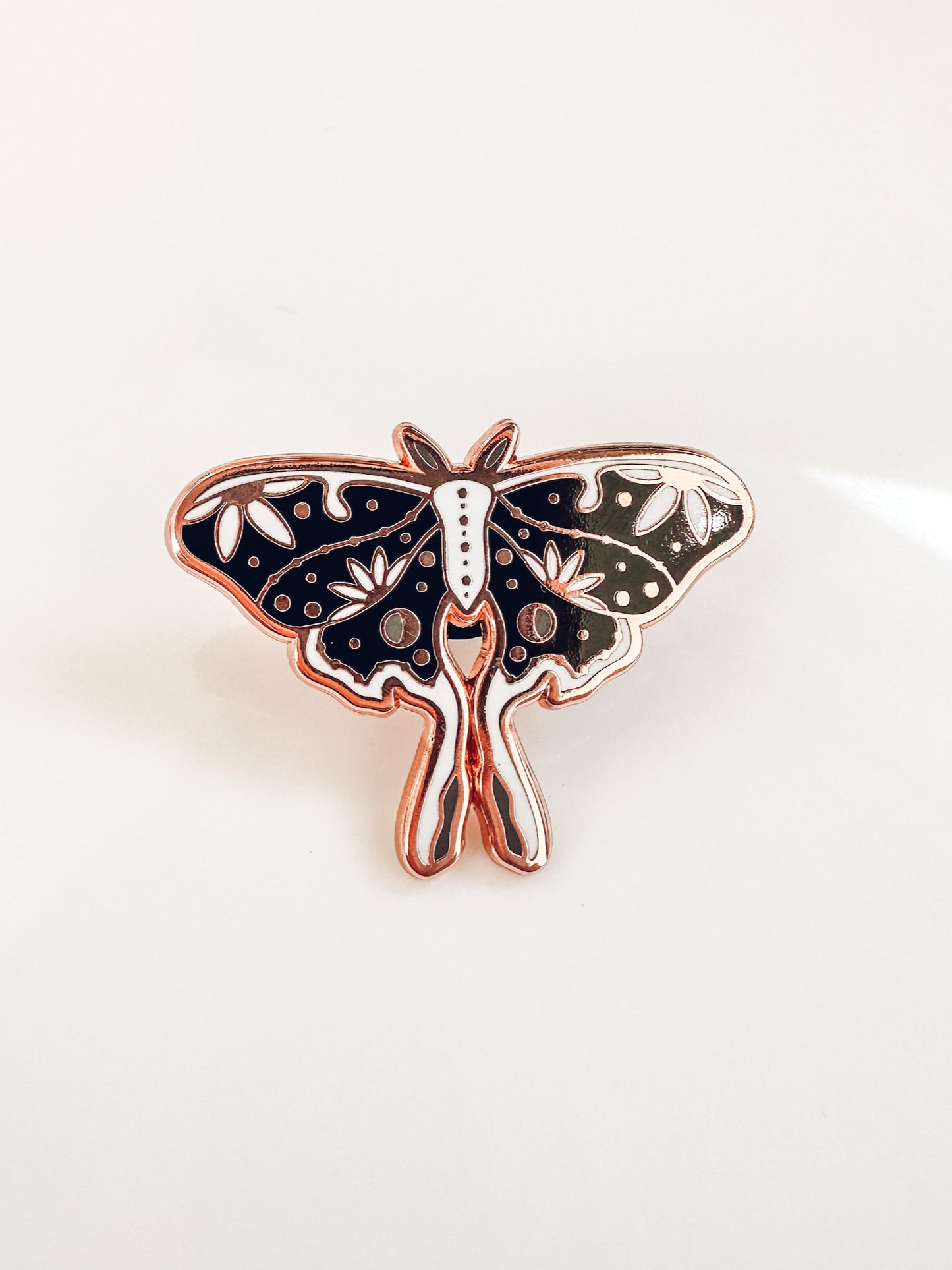 Moth Enamel Pin