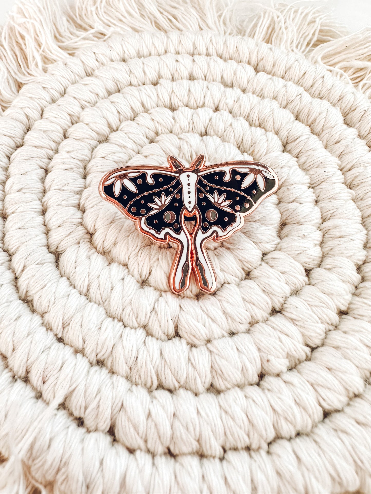 Moth Enamel Pin