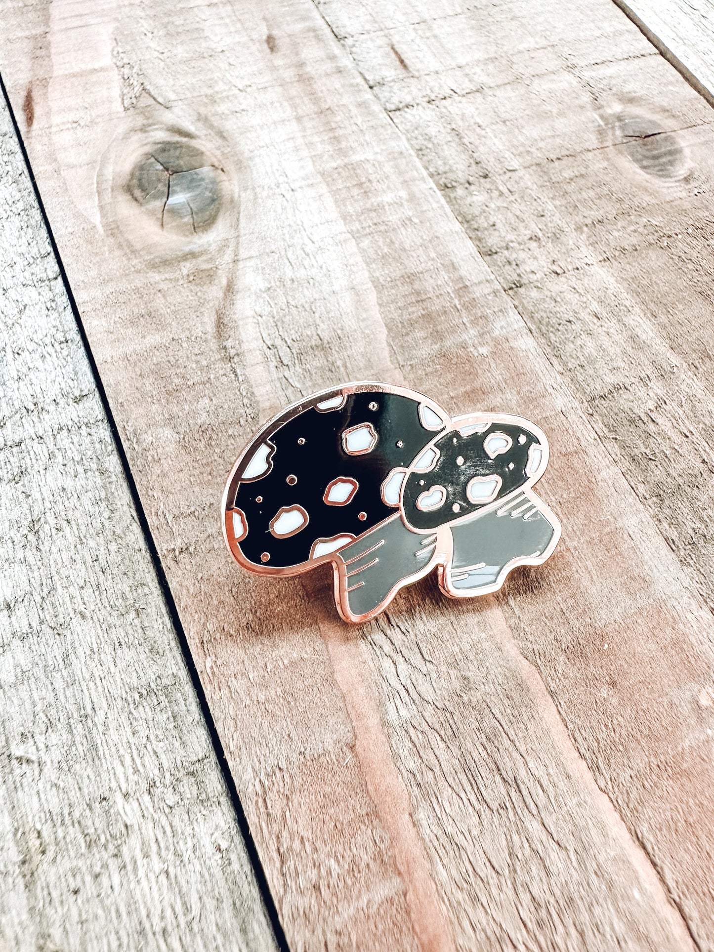 Mushrooms Enamel Pin