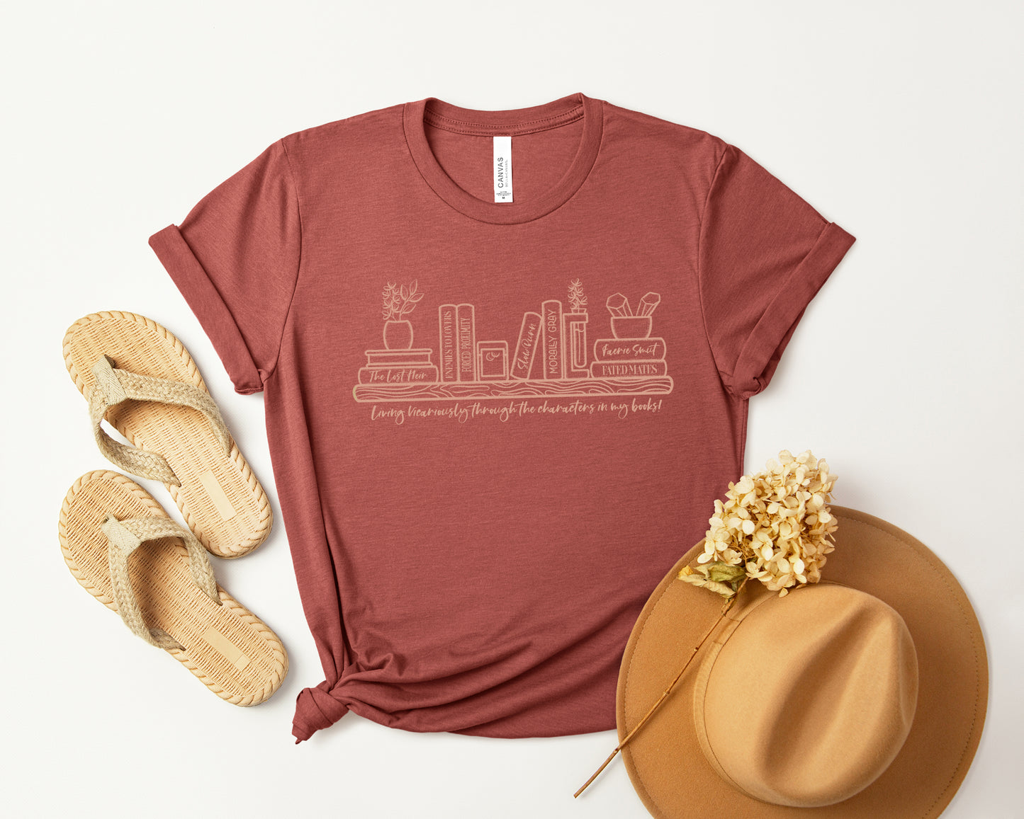 The Trope Bookshelf T-shirt