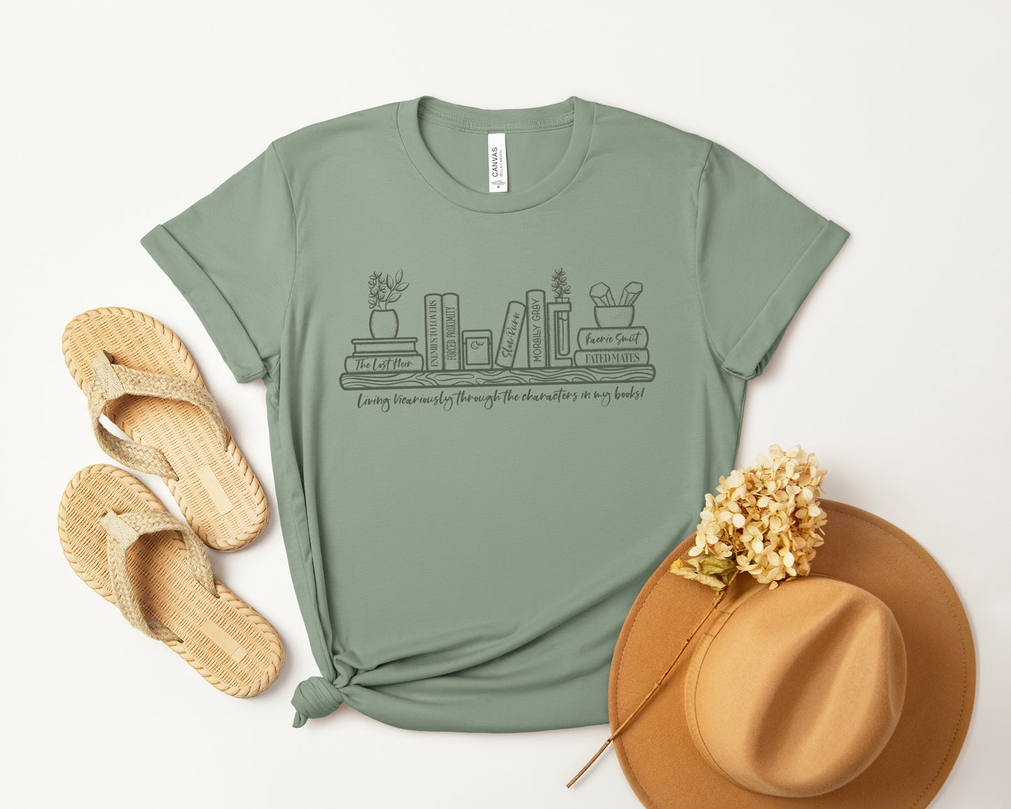 The Trope Bookshelf T-shirt