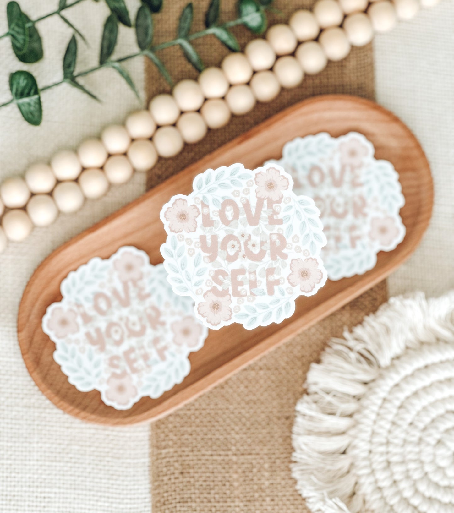 Love Yourself Vinyl Sticker