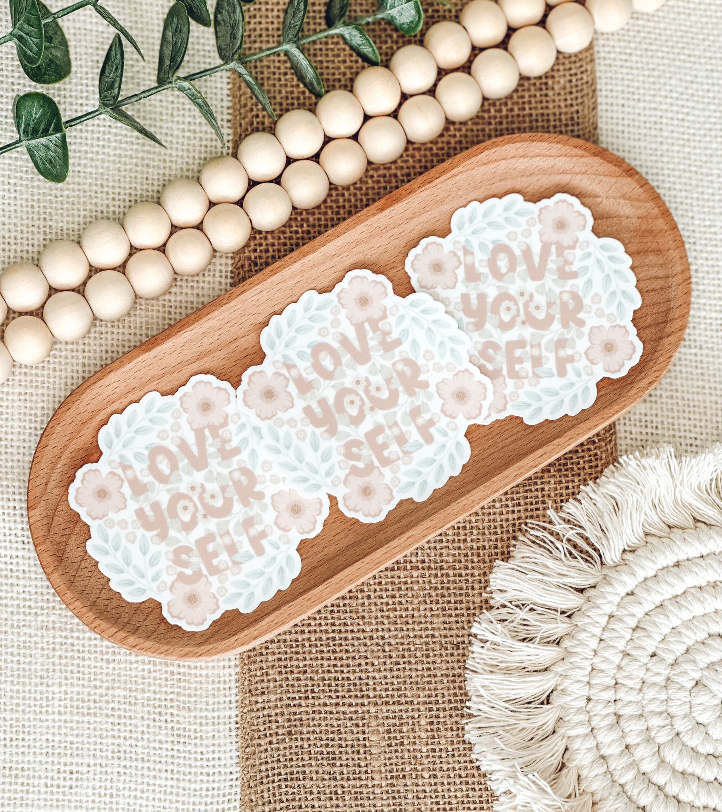 Love Yourself Vinyl Sticker