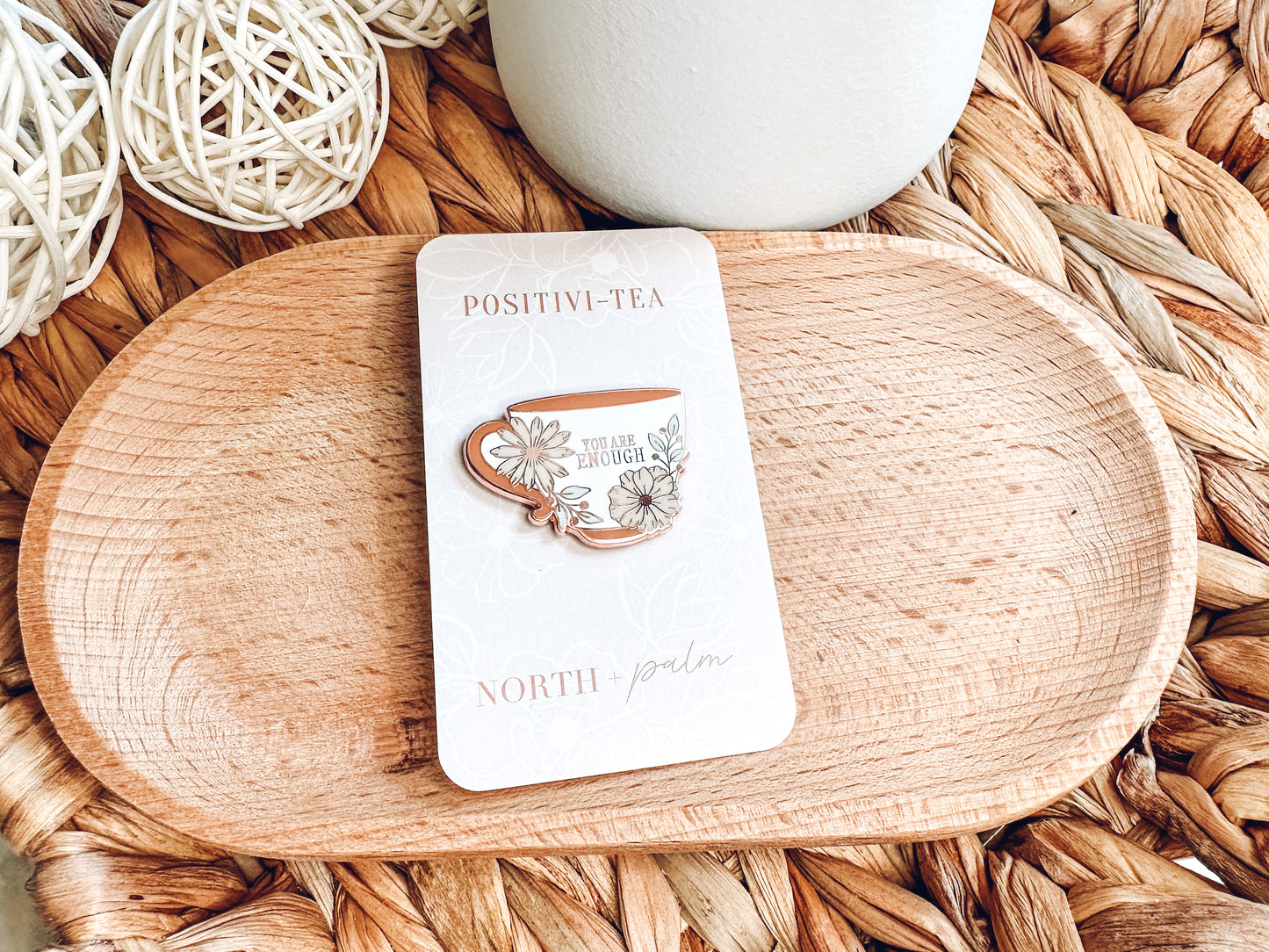 Teacup Enamel Pin