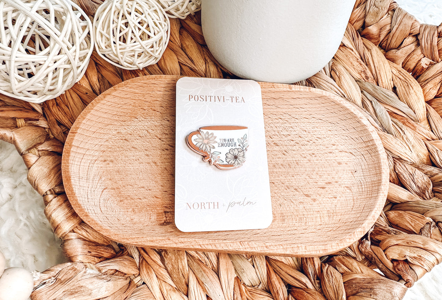 Teacup Enamel Pin