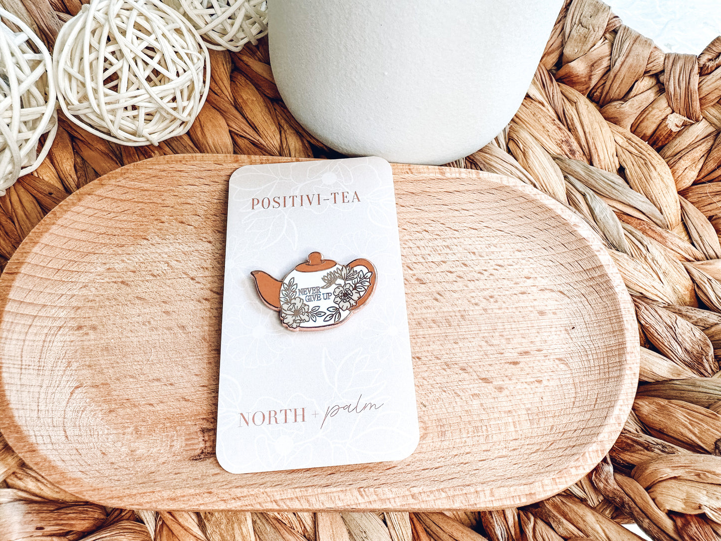 Teapot Enamel Pin