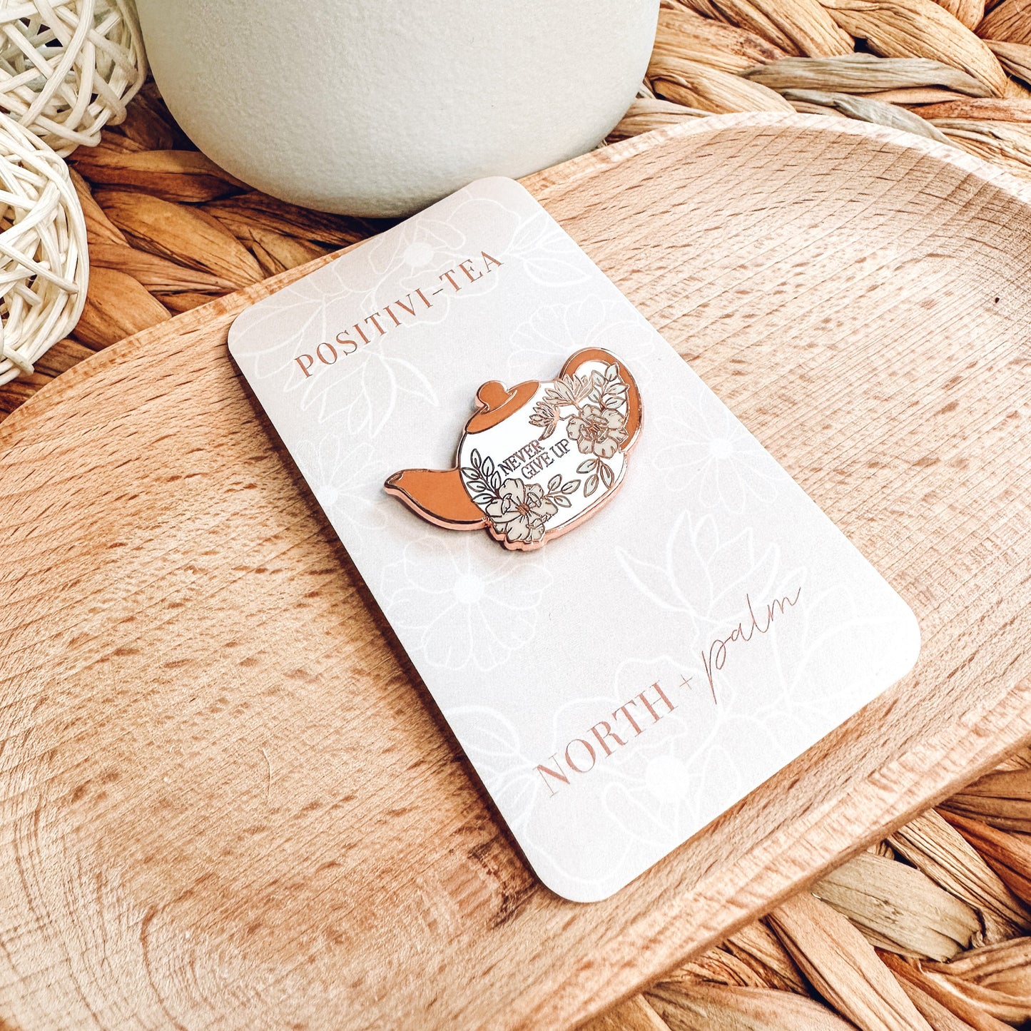 Teapot Enamel Pin