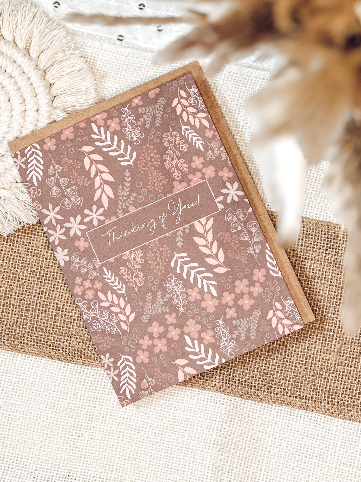Floral pattern greeting cards