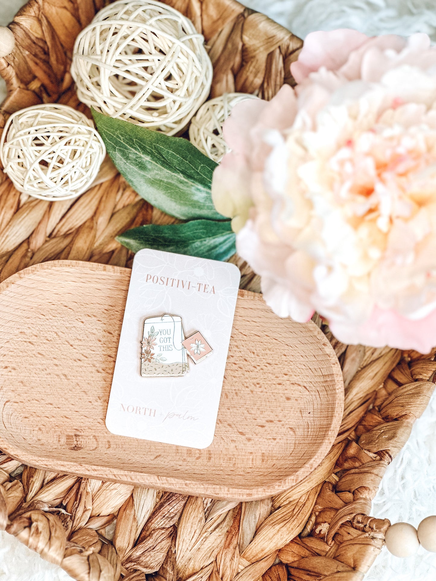 Teabag Enamel Pin