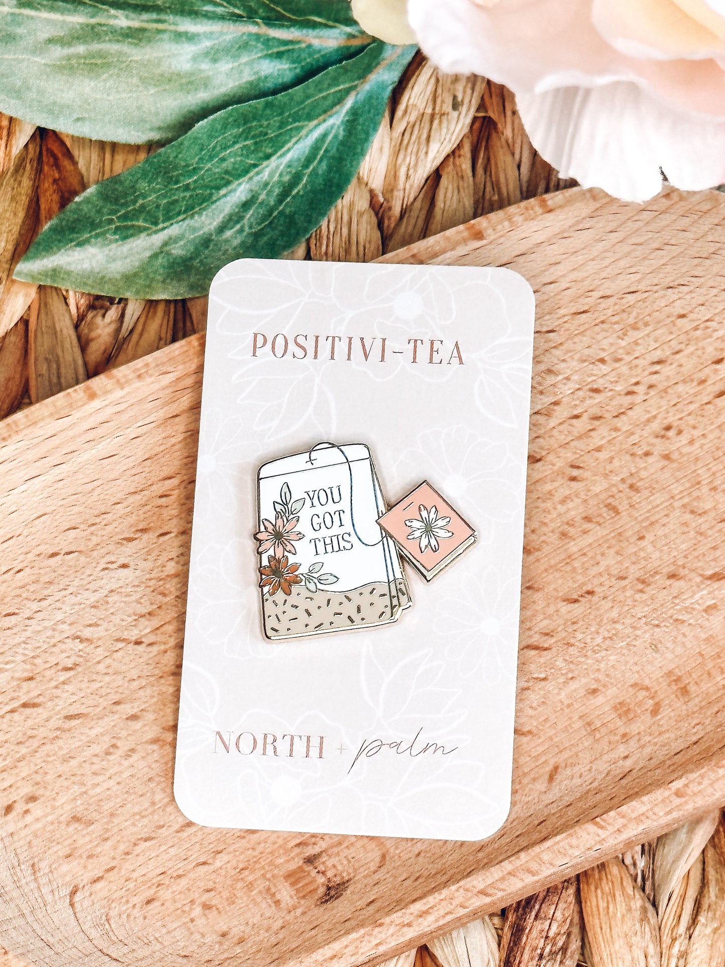 Teabag Enamel Pin