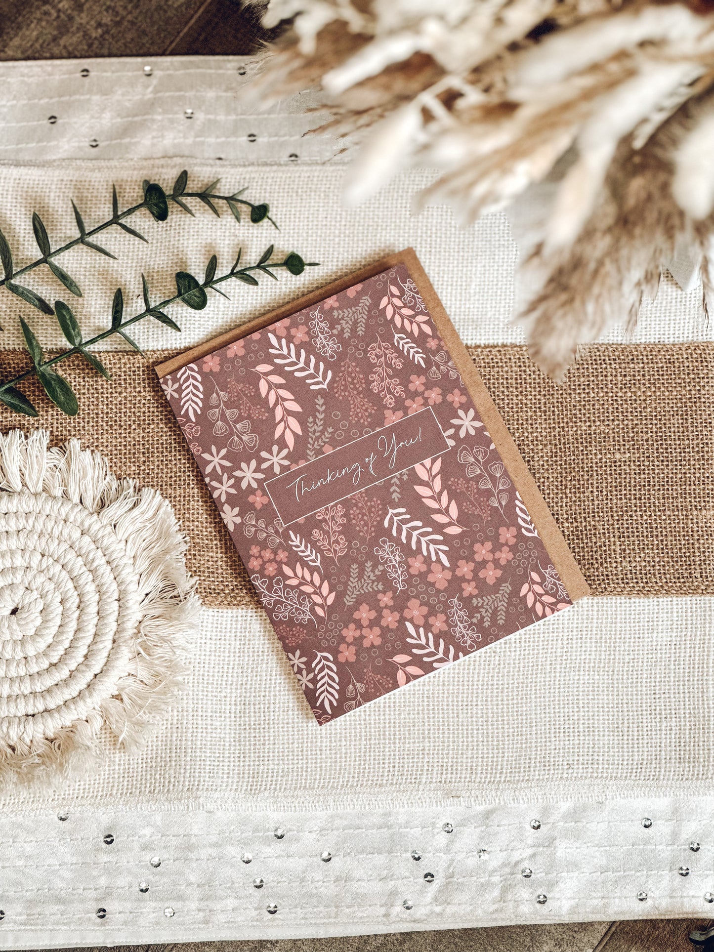 Floral pattern greeting cards