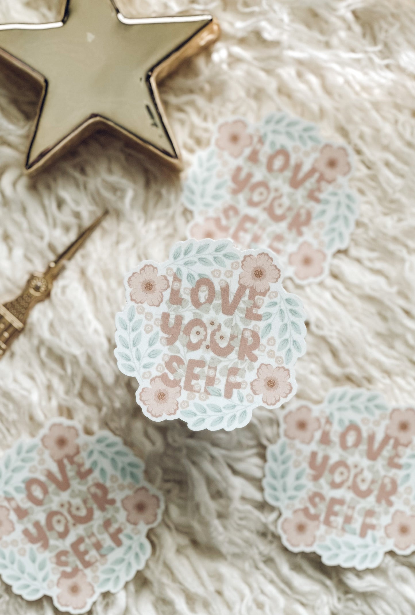 Love Yourself Vinyl Sticker