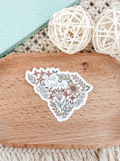 South Carolina Sticker | Palmetto State Vinyl Die-Cut | Lowcountry Pride Decal