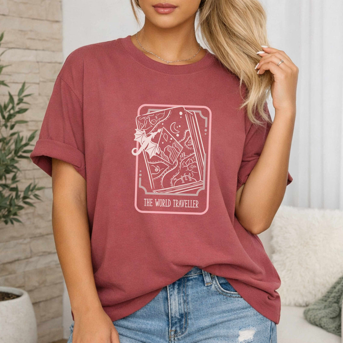 World Traveller | Fantasy Book lover T-Shirt