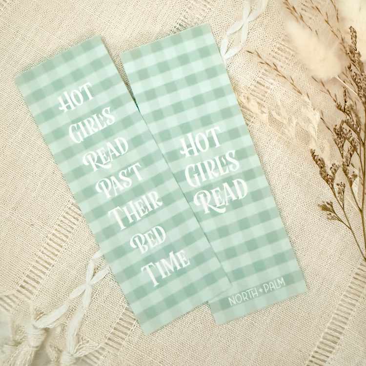 Hot Girls Read Past Their Bedtime Bookmark