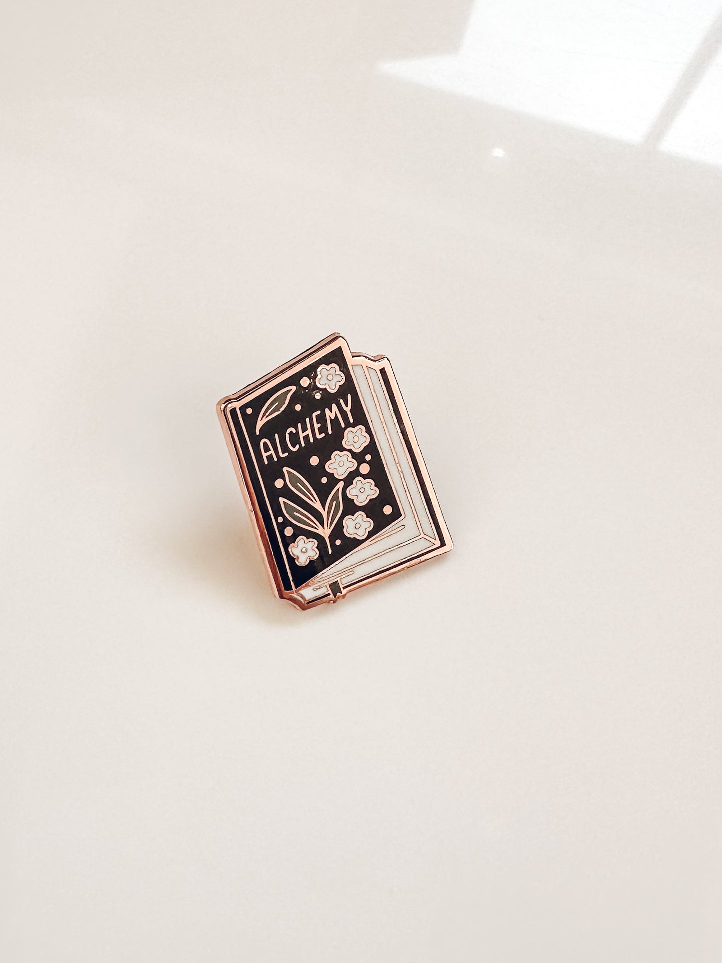 Alchemy Book Enamel Pin