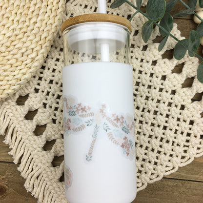 Watercolor Dragonfly Sticker | Botanical Floral Vinyl Die-Cut | Water Bottle & Laptop Decal