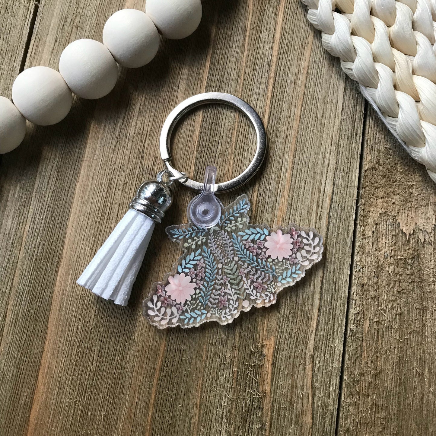 Moth Acrylic Keychain