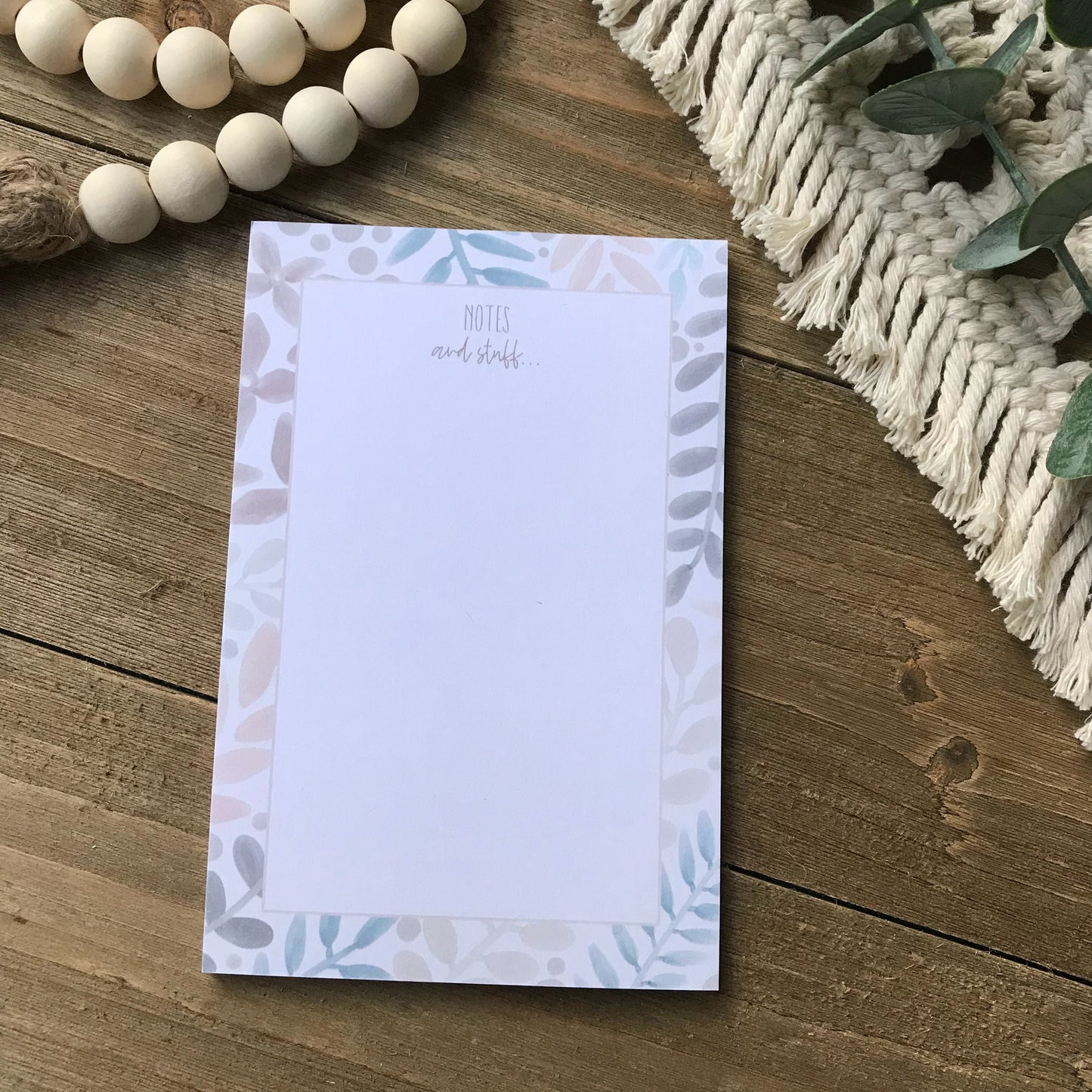 Watercolor Notepad