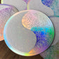 Holographic Yin and Yang Vinyl Sticker