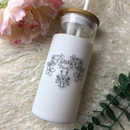 Floral Mine Sticker | Feminist Vinyl Die-Cut | Water Bottle & Laptop Decal