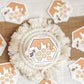 Hexagon Honey Bee Vinyl Sticker